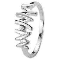 GALA DESIGN J0090 Ring Tokyo zilver-zirconia wit
