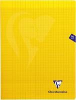 Clairefontaine schrift Mimesys voor ft A4+, 96 bladzijden, kaft in PP, seyès, geel