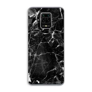 Zwart Marmer 2: Xiaomi Redmi Note 9 Pro Transparant Hoesje