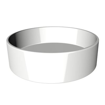 Xenz Coco waskom rond 40 cm keramiek wit glans