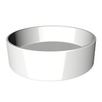 Xenz Coco waskom rond 40 cm keramiek wit glans