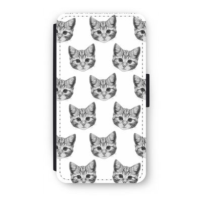 Kitten: iPhone X Flip Hoesje