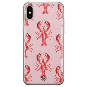iPhone X/XS siliconen telefoonhoesje - Lobster all the way