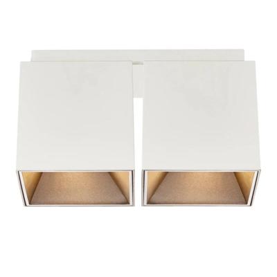 Dubbele wit gouden plafondspot 2x GU10 Nordlux Ethan zwart 2110410101