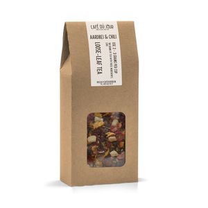 Aardbei &amp; Chili - Vruchtenthee 100 gram - Café du Jour losse thee