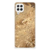 Samsung Galaxy A22 4G | M22 | TPU | Siliconen hoesje | Marmer Creme Samsung Galaxy A22 4G | M22 | TPU | Siliconen hoesje | Marmer Creme