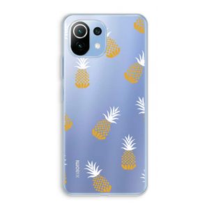 Ananasjes: Xiaomi Mi 11 Lite Transparant Hoesje
