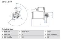 Bosch Starter 0 986 016 330 - thumbnail