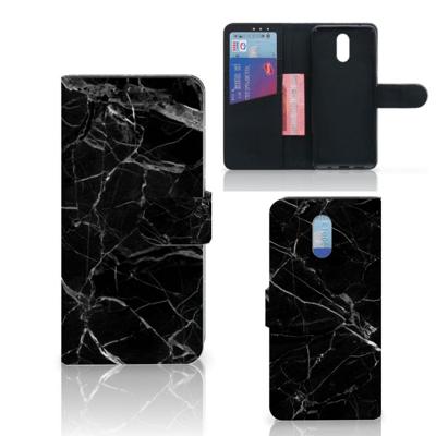 Nokia 2.3 | Bookcase | Marmer Zwart - Origineel Cadeau Vader