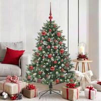 VidaXL Kunstkerstboom met 150 led groen 150 cm pvc en plastic en staal