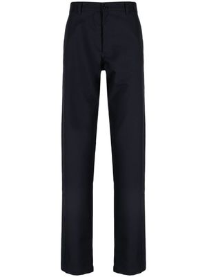 Comme Des Garçons Shirt pantalon de costume en laine à coupe droite - Bleu