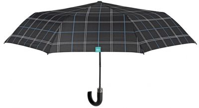 Perletti paraplu automatisch heren 96 cm microvezel zwart Perletti paraplu automatisch heren 96 cm microvezel zwart