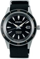 Horlogeband Seiko 4R35-05A0 / SRPG09J1 / L0LL011J0 Nylon/perlon Zwart 20mm