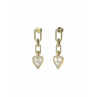 Dames oorbellen Guess JUBE03236JWYGRHT-U Roestvrij staal 2 cm