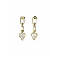 Dames oorbellen Guess JUBE03236JWYGRHT-U Roestvrij staal 2 cm