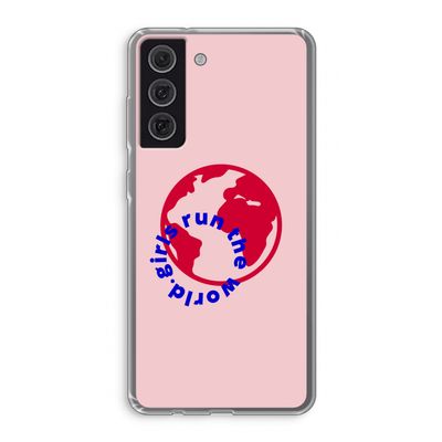 Run The World: Samsung Galaxy S21 FE Transparant Hoesje