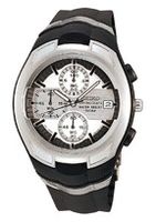 Horlogeband Seiko V657-6120 / SKS077P1 / SKS083P1 / 4HC8JZ Rubber Zwart 16mm
