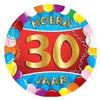 Bierviltjes 30 jaar - 25x stuks - multicolor - verjaardag/feest - feestartikelen