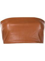 Rosetta Getty haut bandeau à coupe crop - Marron
