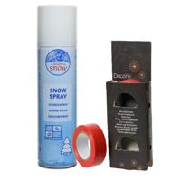 Sneeuwspray en raamtape - spuitsneeuw - kunstsneeuw - nepsneeuw - sneeuw decoratie