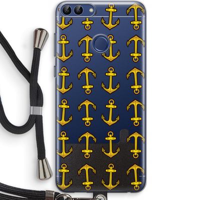 Musketon Anchor: Huawei P Smart (2018) Transparant Hoesje met koord