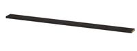 INK wandplank in houtdecor 3,5cm dik variabele maat voor vrije ophanging inclusief blinde bevestiging 180-275x20x3,5cm, houtskool eiken - thumbnail