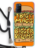 Big Macs Bigger Dreams: Oppo A52 Transparant Hoesje met koord
