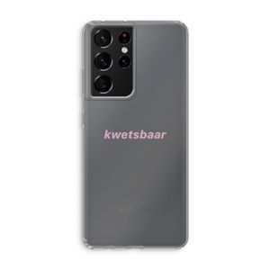 kwetsbaar: Samsung Galaxy S21 Ultra Transparant Hoesje