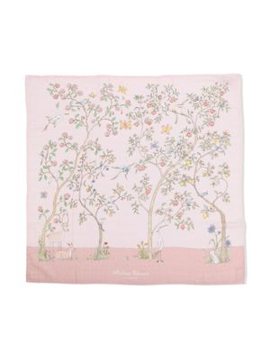 Atelier Choux couverture imprimée en coton - Rose