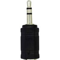 LogiLink CA1102 Adapter Jackplug Audio Adapter Zwart - thumbnail