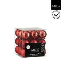 Mica Decorations Kerstballen Onbreekbaar 6 cm 27 Stuks Rood Mica Decorations Kerstballen Onbreekbaar 6 cm 27 Stuks Rood