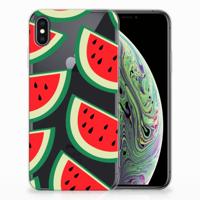 Apple iPhone Xs Max | Siliconen Case | Watermelons