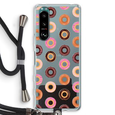 Donuts: Sony Xperia 5 III Transparant Hoesje met koord