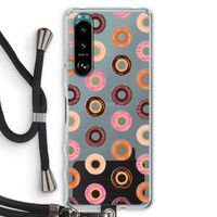 Donuts: Sony Xperia 5 III Transparant Hoesje met koord