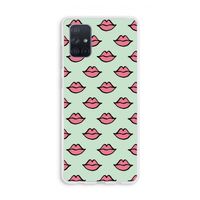 Lipjes: Galaxy A71 Transparant Hoesje