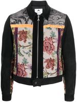 Marine Serre veste Regenerated Floral Tapestries - Noir - thumbnail