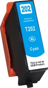 Huismerk Epson 202XL cartridge cyaan