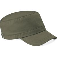 Beechfield leger/army vrije tijd en outdoor pet/cap - groen - volwassenen - gespsluiting