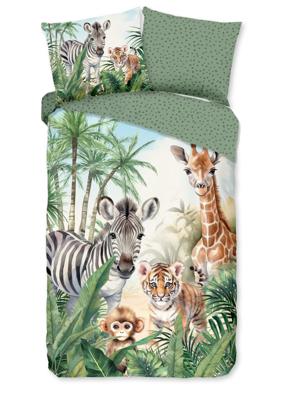 Good Morning Kinderdekbedovertrek "jungle dieren" - Multi - (140x200/220 cm) - Katoen Good Morning Kinderdekbedovertrek "jungle dieren" - Multi - (140x200/220 cm) - Katoen