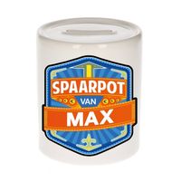 Vrolijke kinder spaarpot voor Max - Spaarpotten - thumbnail
