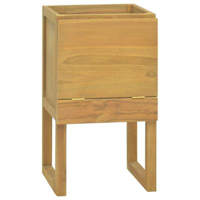 Badkamerkast 41x40x75 cm massief teakhout