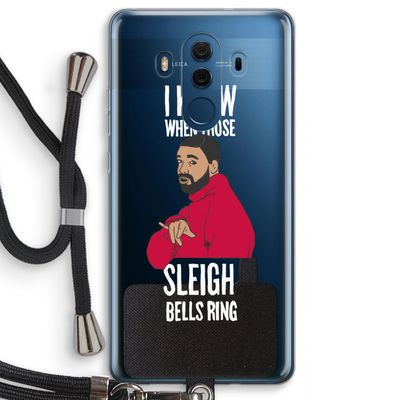 Sleigh Bells Ring: Huawei Mate 10 Pro Transparant Hoesje met koord