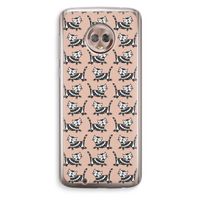 Zwarte poes: Motorola Moto G6 Transparant Hoesje