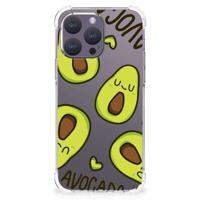 iPhone 15 Pro Max Stevig | Bumper Hoesje | Avocado Singing