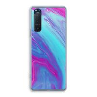 Zweverige regenboog: Sony Xperia 5 II Transparant Hoesje