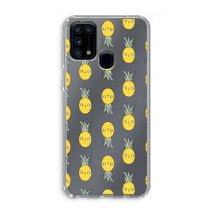 Ananas: Samsung Galaxy M31 Transparant Hoesje