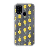 Ananas: Samsung Galaxy M31 Transparant Hoesje
