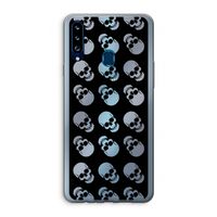 Musketon Skulls: Samsung Galaxy A20s Transparant Hoesje