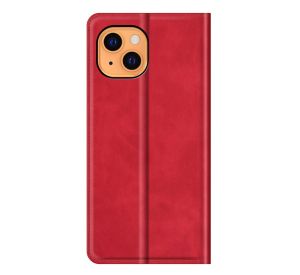 Casecentive Magnetische Leren Wallet case iPhone 13 Mini rood - 8720153794145