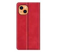 Casecentive Magnetische Leren Wallet case iPhone 13 Mini rood - 8720153794145 - thumbnail